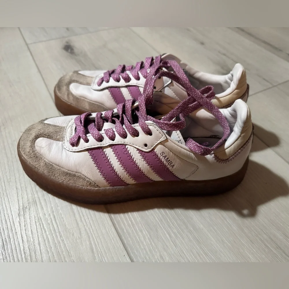 Mauve Thick-Soled Sambas - Picture 4 of 5